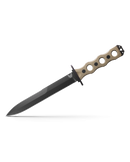 Benchmade 185BK-1 SOCP Fixed Blade 7.11in CPM-3V Double Edge Dagger Cobalt Black Steel Blade