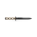 Benchmade 185BK-1 SOCP Fixed Blade 7.11in CPM-3V Double Edge Dagger Cobalt Black Steel Blade