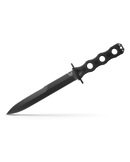 Benchmade 185BK SOCP Fixed Blade 7.11in CPM-3V Double Edge Dagger Cobalt Black Steel Blade