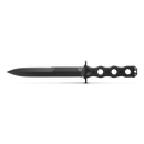 Benchmade 185BK SOCP Fixed Blade 7.11in CPM-3V Double Edge Dagger Cobalt Black Steel Blade