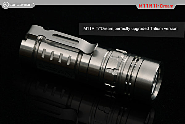 Sunwayman M11R Ti*Dream Limited Edition 1 x (R)CR123A CREE XM-L2 368 L