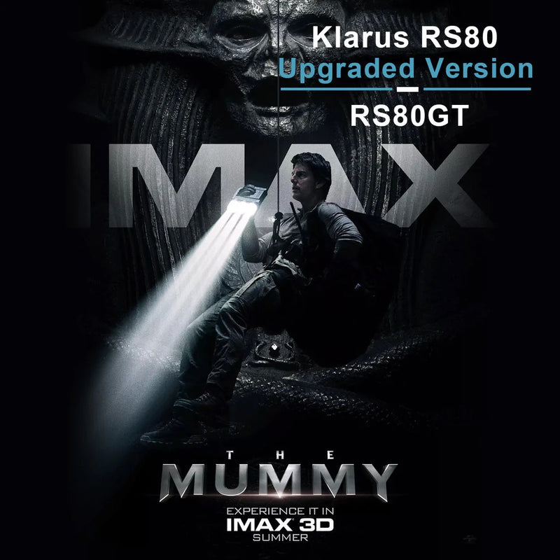 Klarus RS80GT 10,000 Lumen Rechargeable Flashlight 1,870 Feet of Throw 3 x CREE XHP70 2nd Gen. LED