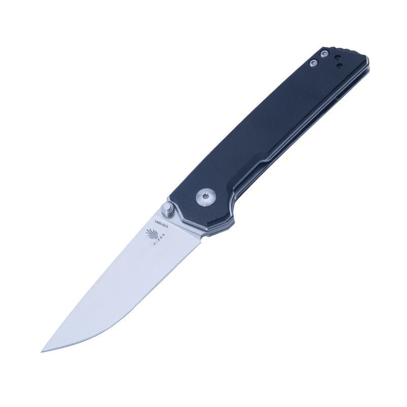 Kizer Knives Domin Mini V3516N1 2.89in N690 Steel Blade Black G10 Handles