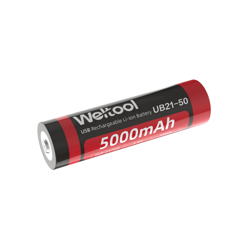 Weltool UB21-50 21700 5000mAh Type-C Rechargeable Battery