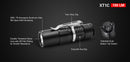Klarus XT1C 1 x 16340 700 Lumen CREE XP-L HI V3 LED Flashlight