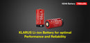 Klarus RCR123 - 16340 700mAh Rechargeable Battery