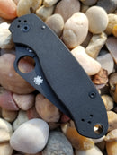 Spyderco Para 3 Folding Knife Blade G-10 Hanldes 2.95in S30V Steel Blade C223GPBK