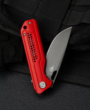 Bestech Knives Circuit Folding Knife 3.22in K110 Steel Blade Red Handle - BG35C-2