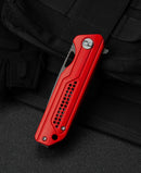 Bestech Knives Circuit Folding Knife 3.22in K110 Steel Blade Red Handle - BG35C-2