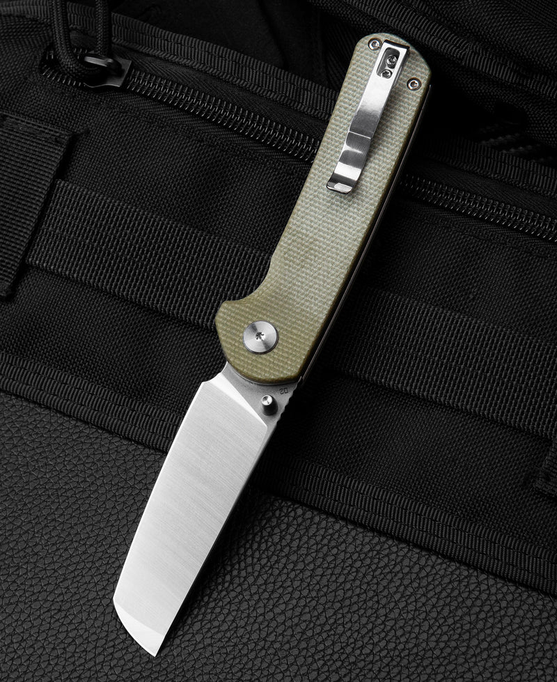 Bestech Knives Sledgehammer Folding Knife 2.99 D2 Stainless Steel Blade Micarta Handles - BG31D