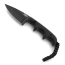 CRKT 2384K Minimalist Black Drop Point Fixed Blade Knife