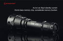 Sunwayman T25C 880 lumen 1 x 18650 / 2 x CR123 CREE XP-L2 U3 LED Flashlight