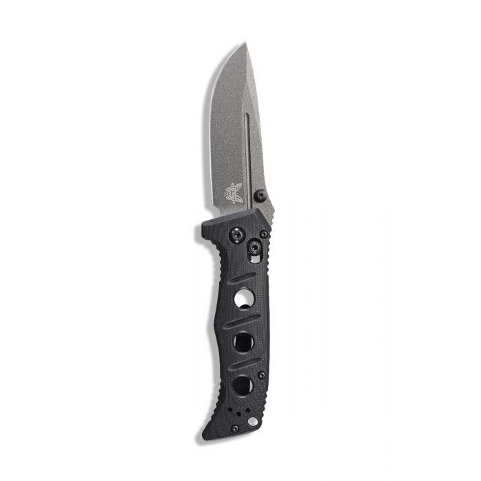 Benchmade 273GY-1 Mini Adamas Folding Knife 3.25in Grey CruWear Steel Blade