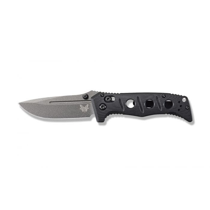 Benchmade 273GY-1 Mini Adamas Folding Knife 3.25in Grey CruWear Steel Blade