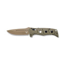 Benchmade 2750FE-2 Adamas Automatic Folding 3.78in Flat Earth CruWear Steel Blade