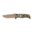 Benchmade 2750SFE-2 Adamas Automatic Folding Knife 3.78in Flat Earth CruWear Steel Blade