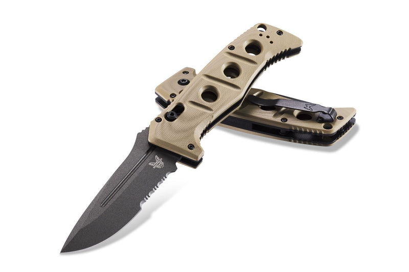 Benchmade 2750SGY-3 Adamas Automatic Folding Knife 3.78in Grey CruWear Steel Blade