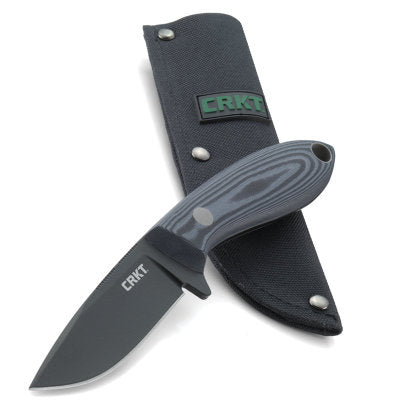 CRKT Mossback Hunter Fixed Blade Knife 3.19" SK5 Steel Blade - Designed by Tom Krein