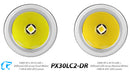 Eagtac PX30LC2DR 1160 Lumen & 600 Lumen 1 x 18650 CREE XP-L Hi LED Flashlight