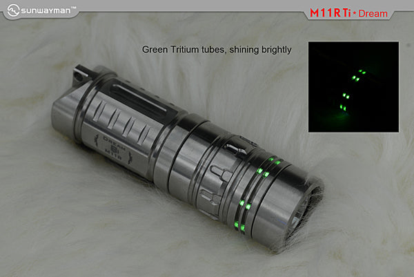 Sunwayman M11R Ti*Dream Limited Edition 1 x (R)CR123A CREE XM-L2 368 L