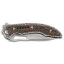 CRKT 5460 Fossil (Small) Flavio Ikoma Designed Folding Knife (3.41 Inch Blade)