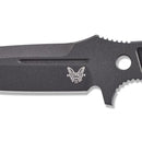 Benchmade 375BK-1 Adamas Fixed Blade Knife 4.2in Cobalt Black CruWear Steel Blade
