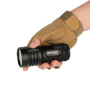 Manker MK37 5,800 Lumen Compact Throw and Flood Flashlight 3 * 18650 Batteries (Included) - Black