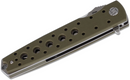 Artisan Cutlery Virginia 1807P-GNF Flipper Knife 3.94" D2 Satin Blade, Textured Green G10 Handles