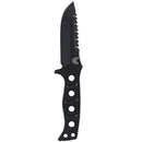 Benchmade Fixed Adamas 375BK black G10 handle and full tang detail