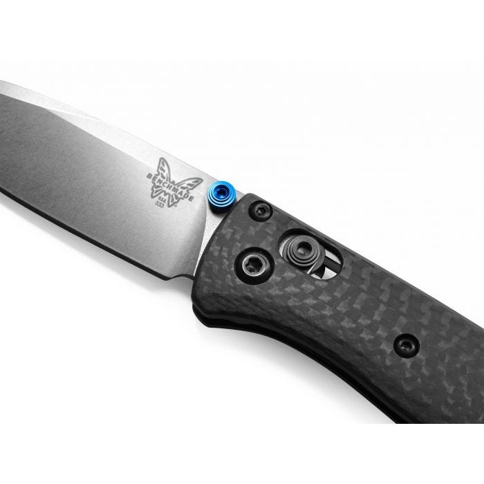 Benchmade 533-3 Mini Bugout EDC Pocket Knife 2.82in S90V Steel Blade Carbon Fiber Handles