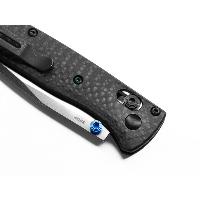Benchmade 533-3 Mini Bugout EDC Pocket Knife 2.82in S90V Steel Blade Carbon Fiber Handles