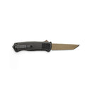 Benchmade 5370FE Shootout 3.51in CruWear Flat Earth Steel Blade CF Elite Handles