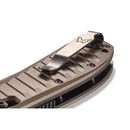 Benchmade 5700SGY-1 Presidio Automatic Folding Knife 3.72in Grey M4 Steel Serrated Blade