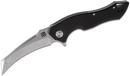 ArtisanCutlery Eagle Flipper Knife 3.46" Stonewashed D2 Hawkbill Blade, Black G10 Handles - 1816P-CGF