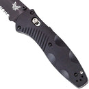 Benchmade 583SBK Barrage Tanto Assisted Opening Folding Knife - Black / Combo