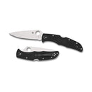 Spyderco Endura 4 FFG Black FRN C10FPBK Folding Knife - Plain