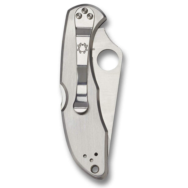 Spyderco Delica 4 Stainless Steel C11P Folding Knife - Plain