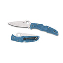 Spyderco Endura 4 FFG Blue FRN C10FPBL Folding Knife - Plain