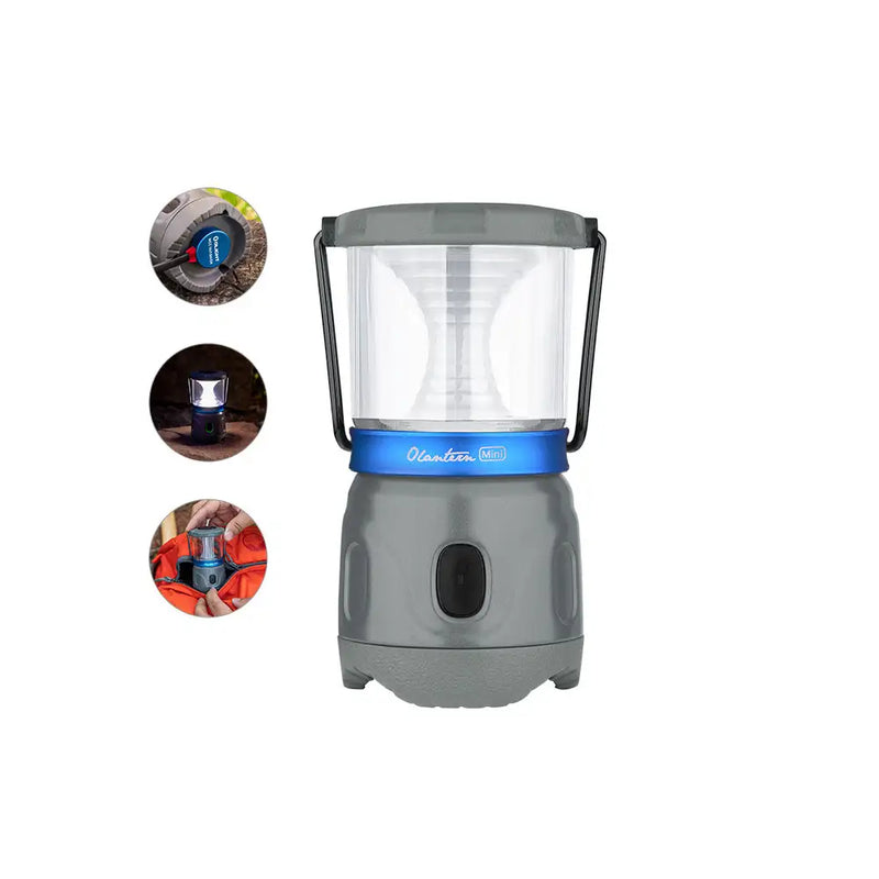 Olight Olantern Mini 150 Lumen Rechargeable Compact Lantern w/ White and Red LED - Basalt Grey