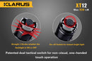 Klarus XT12 1 x 18650 / 2 x CR123A CREE XM-L2 U2 930 Lumen LED Flashlight