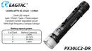 Eagtac PX30LC2DR 1160 Lumen & 600 Lumen 1 x 18650 CREE XP-L Hi LED Flashlight
