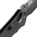 CRKT Argus 7030K Black Folding Knife Designed by Matthew Lerch