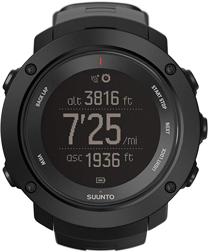 Suunto Ambit3 Vertical Outdoor GPS Sportwatch w/ Heart Rate Monitor-Black