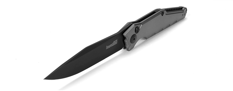 Kershaw Launch 7 7900GRYBLK Automatic Knife Gray Aluminum (3.75" DLC CPM 154)