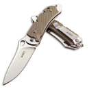 CRKT V.A.S.P. 7480 Plain Edge Steve Jernigan Designed Folding Knife (3.71 Inch Blade)
