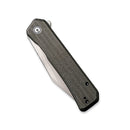 CIVIVI Relic Folding Knife C20077B3 3.48" Gray Stonewashed Nitro-V Blade Dark Green Micarta Handle