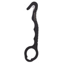 Benchmade 8 BLKW safety cutter blunt N680 rescue hook detail