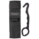 Benchmade 8 BLKW safety cutter with sheath – blunt N680 rescue strap and seatbelt cutter