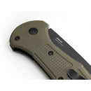 Benchmade 9070BK-1 Claymore Push-Button Folding Knife 3.6in CPM-D2 Steel Blade Grivory Handles