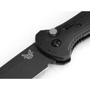 Benchmade 9070BK Claymore Push-Button Folding Knife 3.6in CPM-D2 Steel Blade Grivory Handles